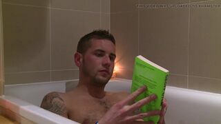 Theo Reid & Dan Broughton, relaxing sex in a hot tub, with