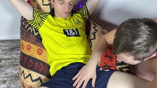 Coach Fucks a Inexperienced Football Player After a Match