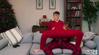 MEN - Jake Preston Unbuttons Dom King's Underwear While He Is Playing Video Games To Reveal His Monster Cock - 8 image