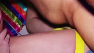 The first orgy with males of all types is never forgotten, an orgy in the middle of Carnival. - 15 image