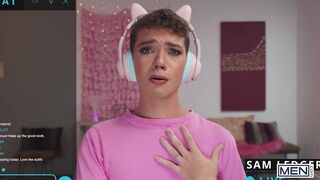 MEN - Naughty Drake Von Takes His Chance To Fuck His Femboy Step Brother Sam Ledger In Doggystyle - 2 image