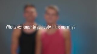 Gorgeous Twink Sensually Flip Fucks Real Life Tatted BF Hunk - 4 image