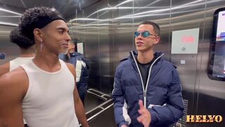 THESE GUYS ARE TOO ROUGH, THEY PUT TWO HUGE COCKS IN MY MOUTH - 2 image