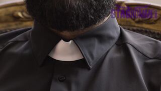 Staghomme Leandro watches big uncut cock slide inside Bastian Karim - 2 image