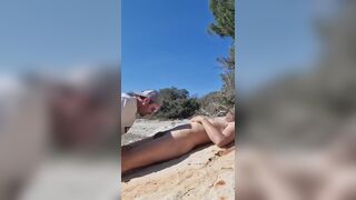 Suck, Hard Anal and Cum on a Beach Between Two Bisexual Guys