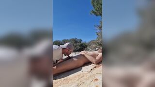 Suck, Hard Anal and Cum on a Beach Between Two Bisexual Guys