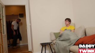 DADDYONTWINK Liam Rose Hops On John Barbers Huge Dick