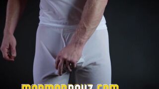 MormonBoyz- Muscle boy cums while being fucked bareback