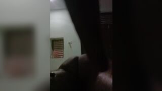 My neighbor giving me a massage. - 1 image