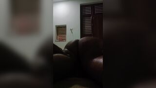 My neighbor giving me a massage. - 2 image