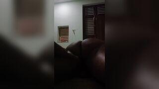 My neighbor giving me a massage. - 5 image