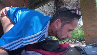 Biggest whorehouse in the middle of the park, BAREBACK orgy. - 13 image