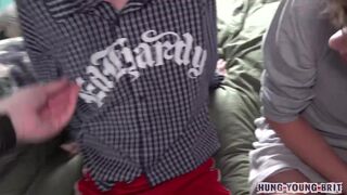 Craig Kennedy and Elliott Thomas go wild with rough sex and bareback pounding