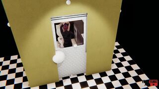 Watch Yaoitube as he takes a raw pounding in a public toilet in Japanese cartoon