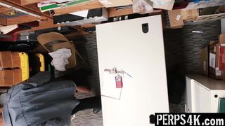 Leon & Timarrie Baker caught shoplifting & punished with rough bareback sex