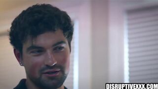 Derek Kage brutally assfucked & facefucked by hot producer with rough bareback sex