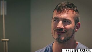 Derek Kage brutally assfucked & facefucked by hot producer with rough bareback sex