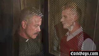 Reece Scott dominates Dylan Tides' ass before taking his huge cock deep in his mouth and ass