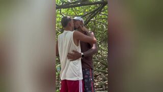 Watch Novin Carioca & Jhulian Moura get their tight assholes drilled raw on the beach by a massive black cock