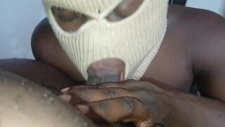 Sweetpebx & Teddy Bear get nasty in wild black anal frenzy!