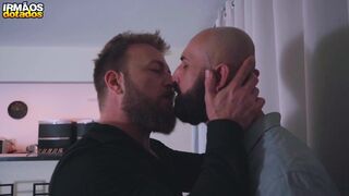 Eli Barcellos takes on Kostya Kazenny's massive meat pole in a wild anal session