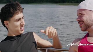 Marcus Mcneill & Angel Elias take on a straight stud on a boat - raw and raw! - 11 image