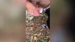 Jhulian Moura & Novin Carioca explore each other's bodies in wild woods encounter