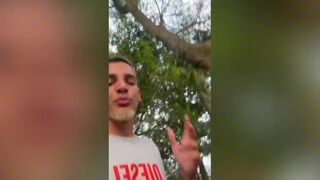 Jhulian Moura & Novin Carioca explore each other's bodies in wild woods encounter