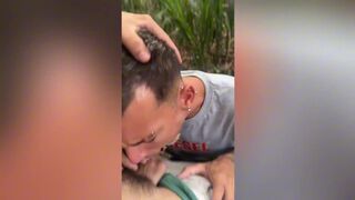 Jhulian Moura & Novin Carioca explore each other's bodies in wild woods encounter