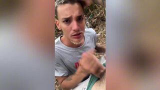 Jhulian Moura & Novin Carioca explore each other's bodies in wild woods encounter