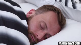 Step-daddy & step-son share a steamy dildo-filled anal adventure