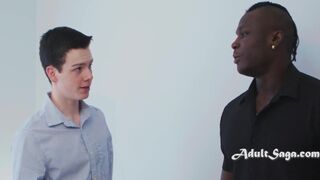 Watch Harrison Feels & Texas Twink share a raw, mutual jerk off before a hard-on