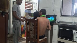 Watch Junior Delao & Degressivo take their hot coworker in public for a wild ride