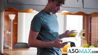 Cyrus Stark's tight ass pounded raw by stepson's stepdad, Greg Mckeon