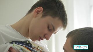 Zane B2 & Adam K take raw pounding & load his ass with jizz