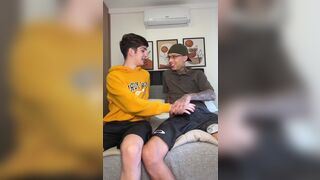 Eryx Castro's ass stretched to the limit by Karvalho's sex toy in raw POV domination