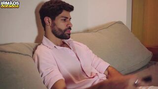 Tiago Gaucho and Edu Alburquerque caught kissing & fisting in sauna with perfect ass play