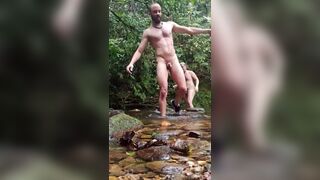 Watch Maldonatto & her friends cruise the river in wild anal orgy!