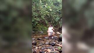 Watch Maldonatto & her friends cruise the river in wild anal orgy!