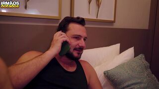 Mature babe Thio gets dominated by daddy Edu Zenati in sauna with his family friend