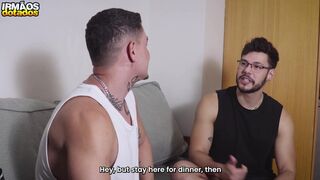 Aquele Ton and Ares X indulge in public nudity & bareback sex with muscular bodies