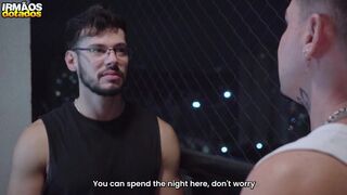 Aquele Ton and Ares X indulge in public nudity & bareback sex with muscular bodies