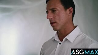 Carter Woods dominates Reese Rideout's tight ass with kinky bareback domination