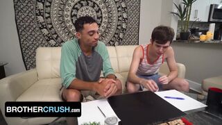 Step bro's big cock fills tight ass of Dakota Lovell & creampies her bareback