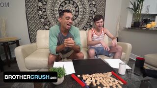 Step bro's big cock fills tight ass of Dakota Lovell & creampies her bareback