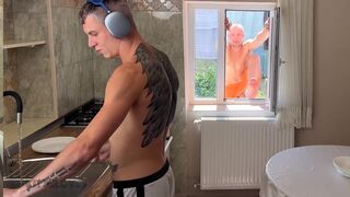 Kit Belove gets her tight ass drilled hard by a stranger in the window by Falcon Al