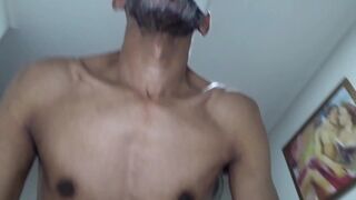 Thomas & Fernando Devil share a raw, chubby booty & blow a young man's stress-relieving load at motel