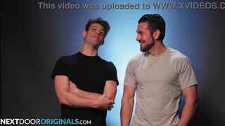 Dante Colle & Michael Del Ray go wild in hot bareback action - NextDoorstudios