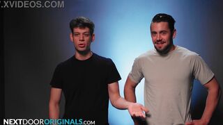 Dante Colle & Michael Del Ray go wild in hot bareback action - NextDoorstudios