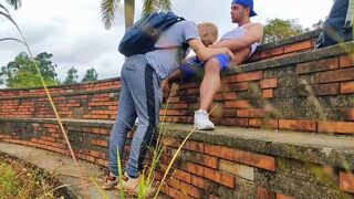 Watch SocyalSemCamisa & PerseuTeuSemDev go wild with raw ass-to-mouth action in the ruins of the trails